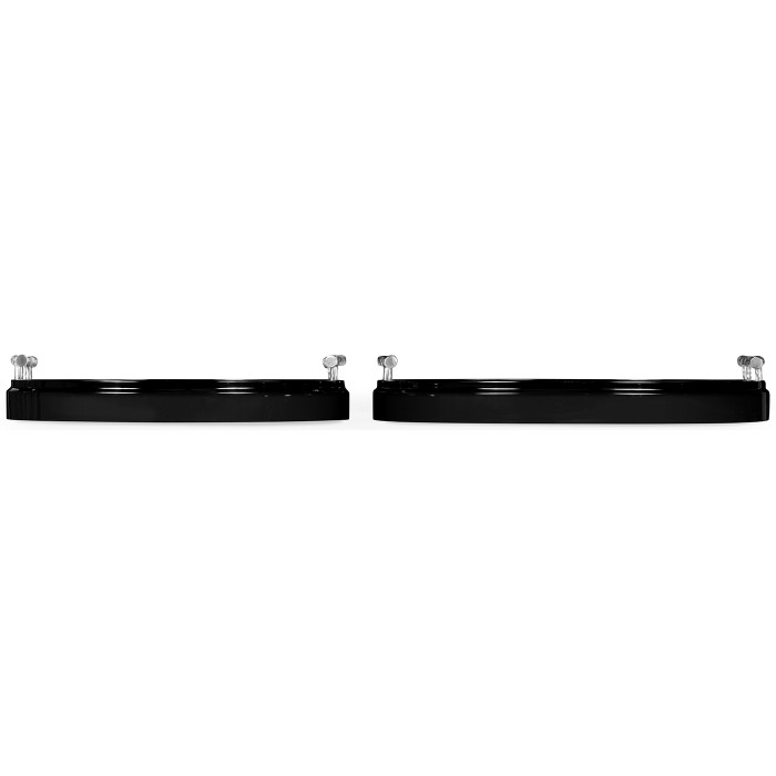 Duo Circular Black Eggshell Tray
