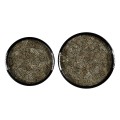 Duo Circular Black Eggshell Tray