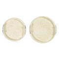 Duo Circular Yellow Eggshell Tray