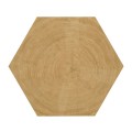 Architectural Hexagonal Oyster Lamp Table