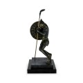 Pair of Dark Bronze Combatant Bookends