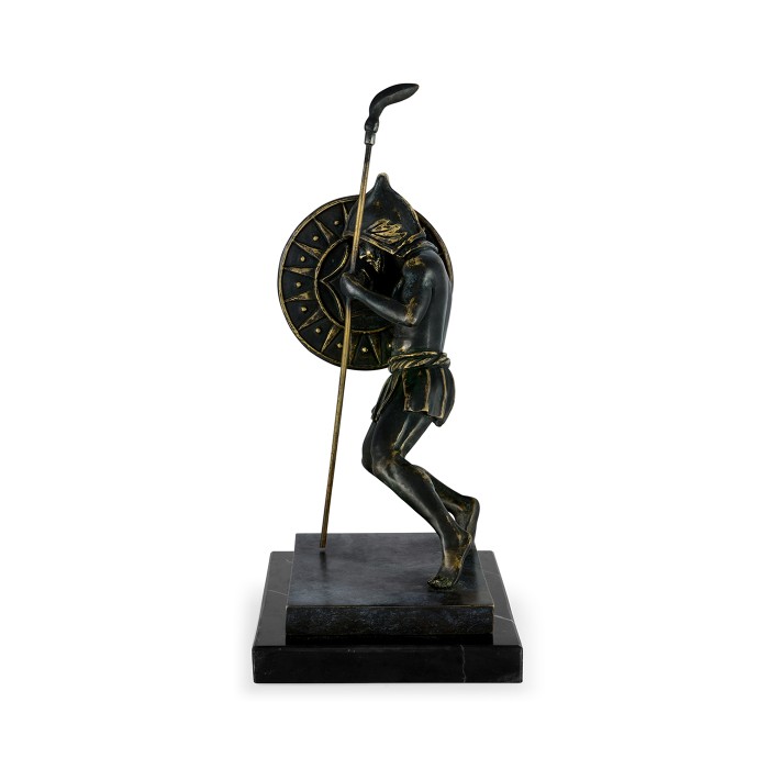 Pair of Dark Bronze Combatant Bookends