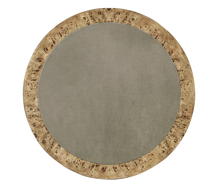 Fulgurite Golden Amber Round Side Table