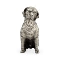 Antique White Brass Beagle Dog