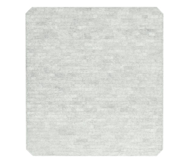 Square White Smoke Eggshell Inlay Coffee Table