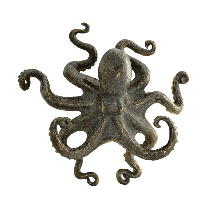 Antique Dark Bronze Octopus