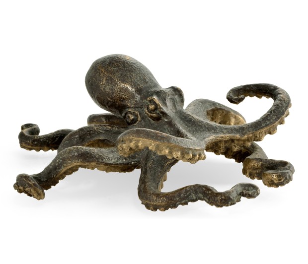 Antique Dark Bronze Octopus