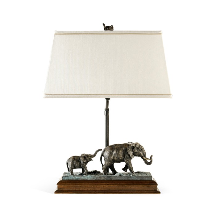The elephant table lamp (Left)