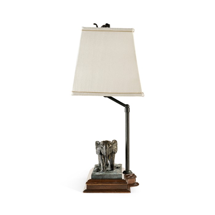 The elephant table lamp (Left)