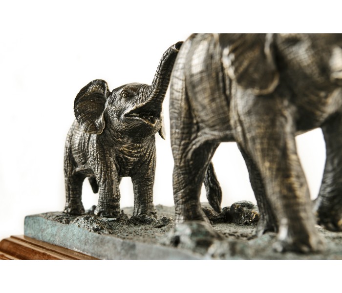 The elephant table lamp (Left)