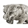 Antique White Brass Panther