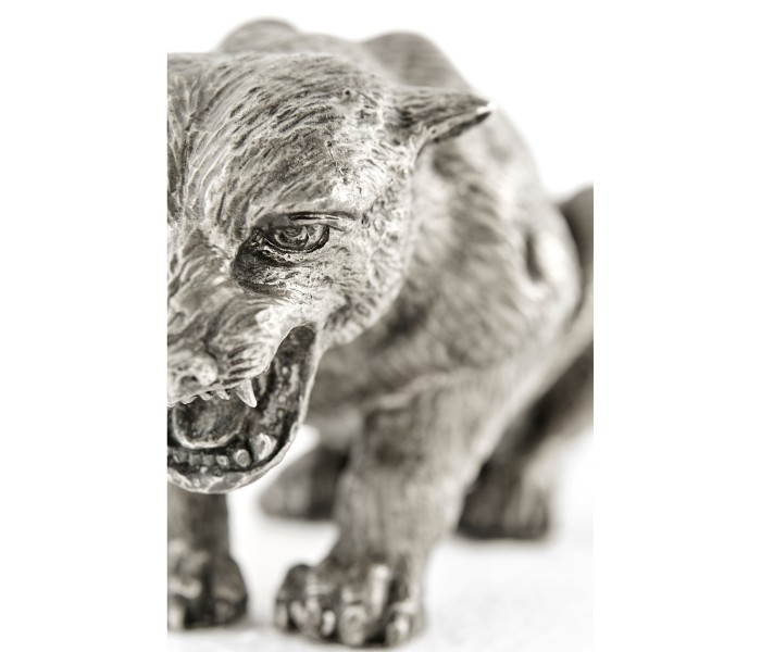 Antique White Brass Panther