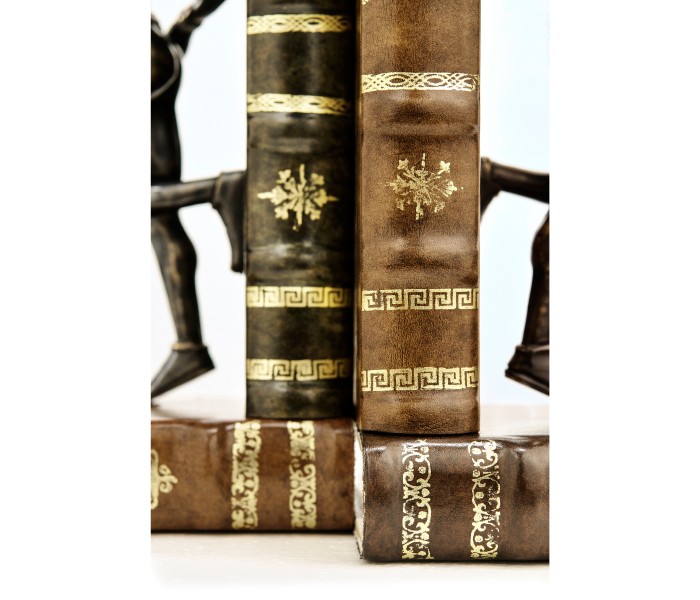 Pair of Antique Dark Bronze Elf Bookends
