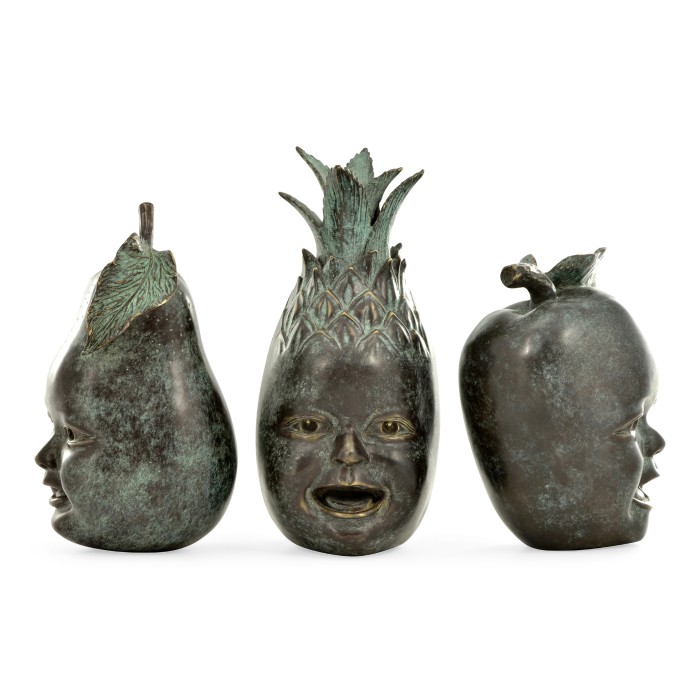 Dark Bronze Fruit & Children'S Faces