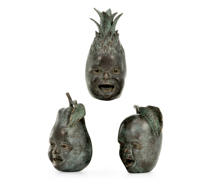 Dark Bronze Fruit & Children'S Faces