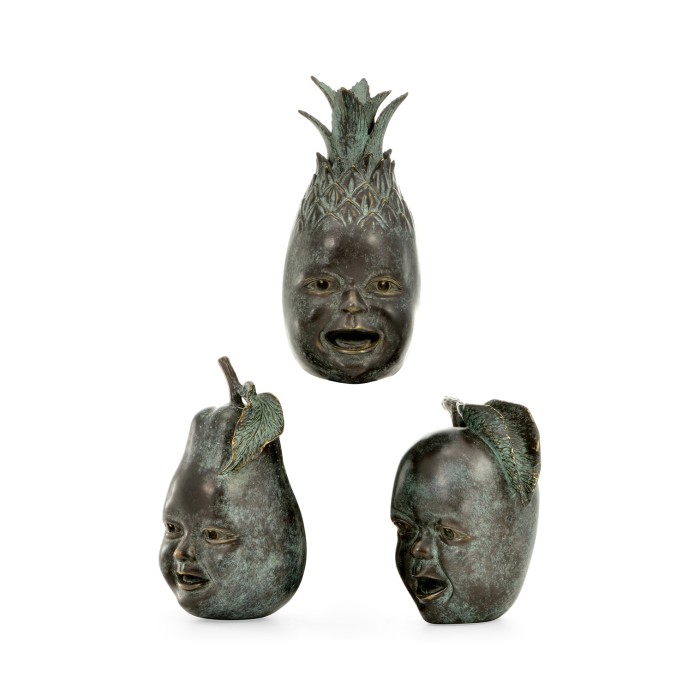 Dark Bronze Fruit & Children'S Faces
