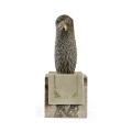 Anitque Dark Bronze Bald Eagle Head