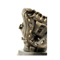 Antique Dark Bronze Baseball Mitt & Ball