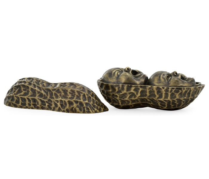 Antique Dark Bronze Peanut Shell