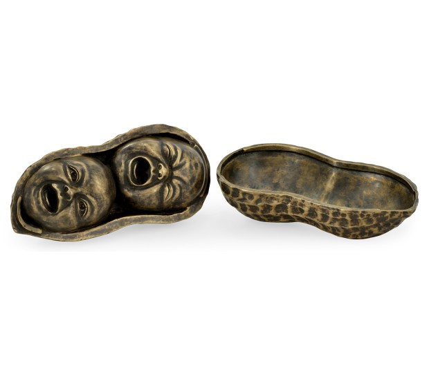 Antique Dark Bronze Peanut Shell