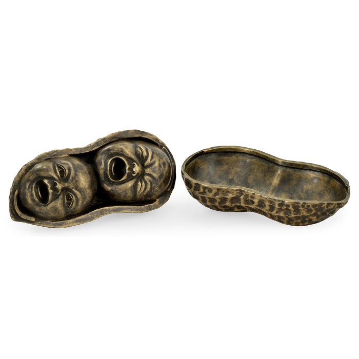 Antique Dark Bronze Peanut Shell
