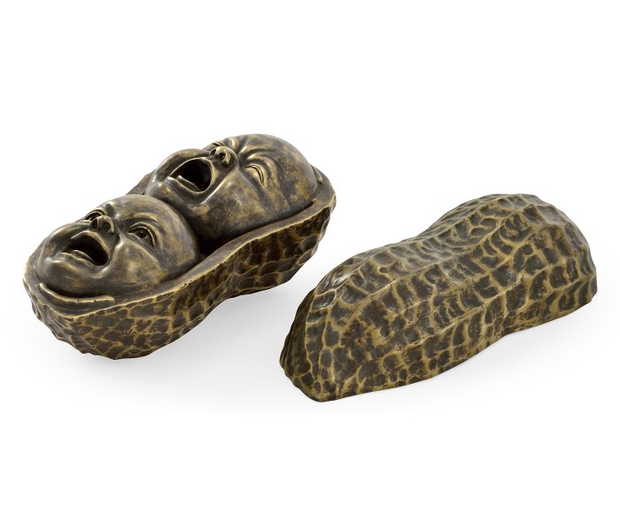 Antique Dark Bronze Peanut Shell