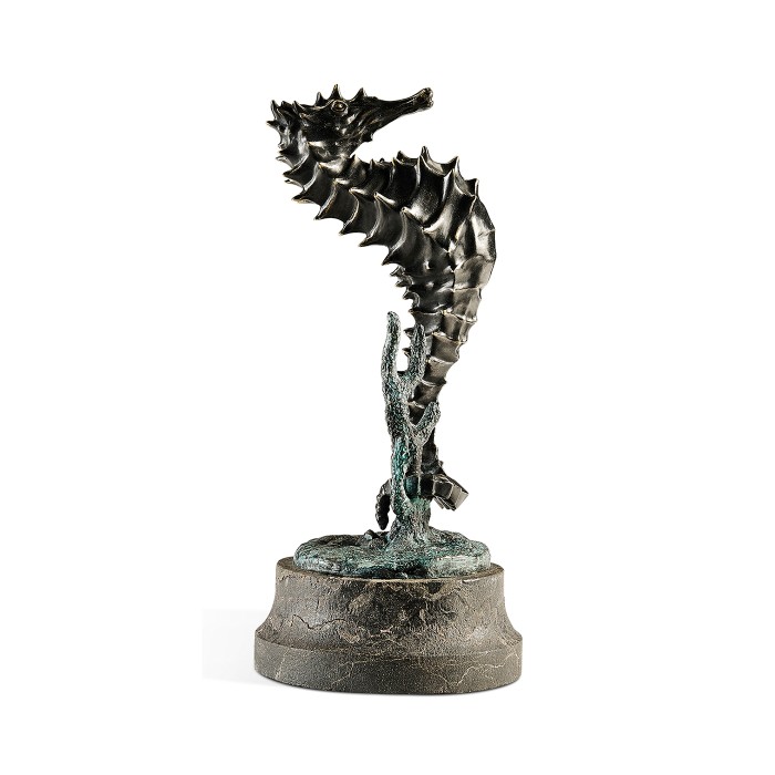 Antique Dark Bronze Seashorse