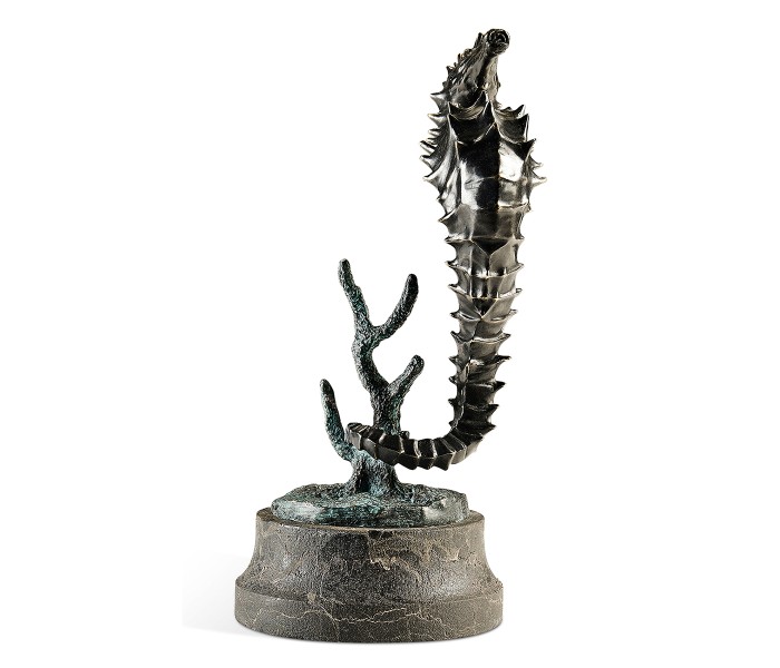Antique Dark Bronze Seashorse