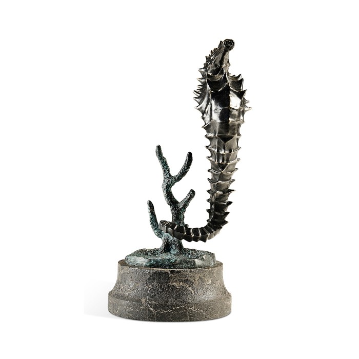 Antique Dark Bronze Seashorse