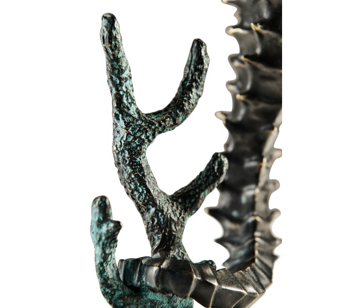Antique Dark Bronze Seashorse