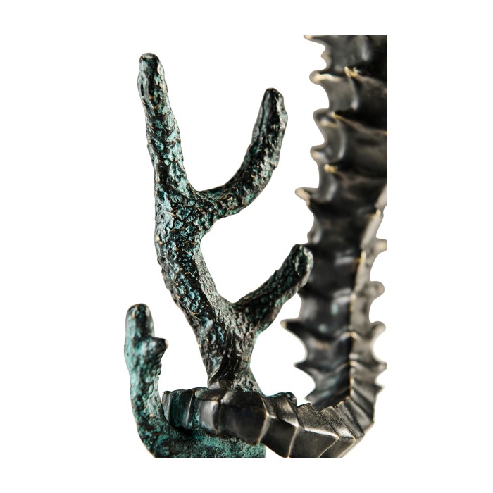 Antique Dark Bronze Seashorse