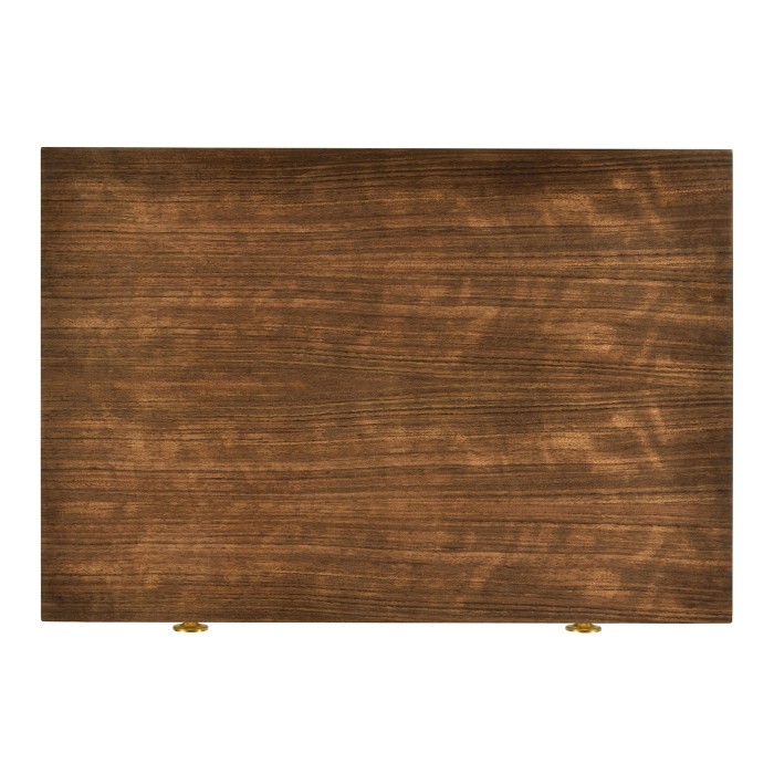 Pale Tartan Two-Drawer Nightstand