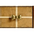 Pale Tartan Two-Drawer Nightstand