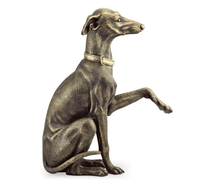 Light Brass Whippet Dog