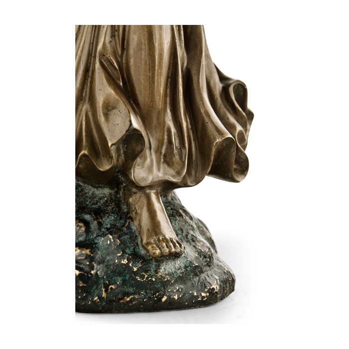 Antique Light Brown Brass Angel