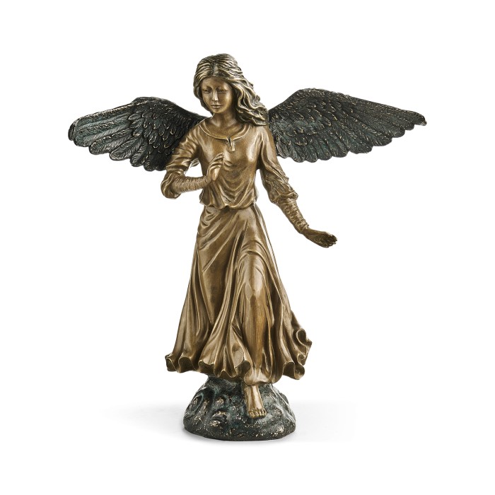 Antique Light Brown Brass Angel