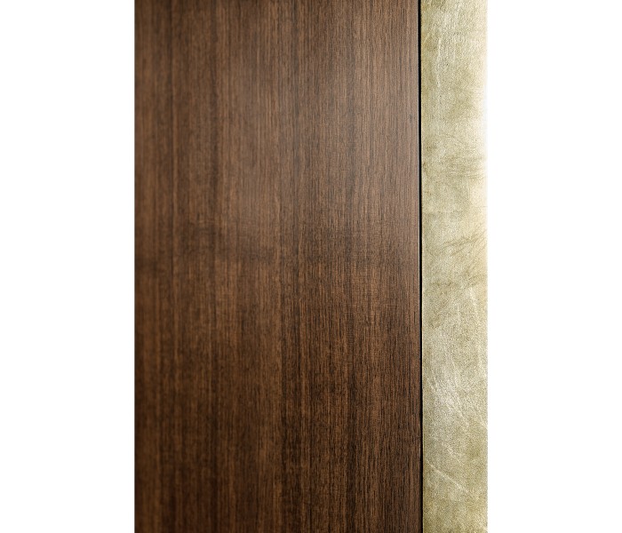 Handpainted on Light Gold Foil Drinks Cabinet