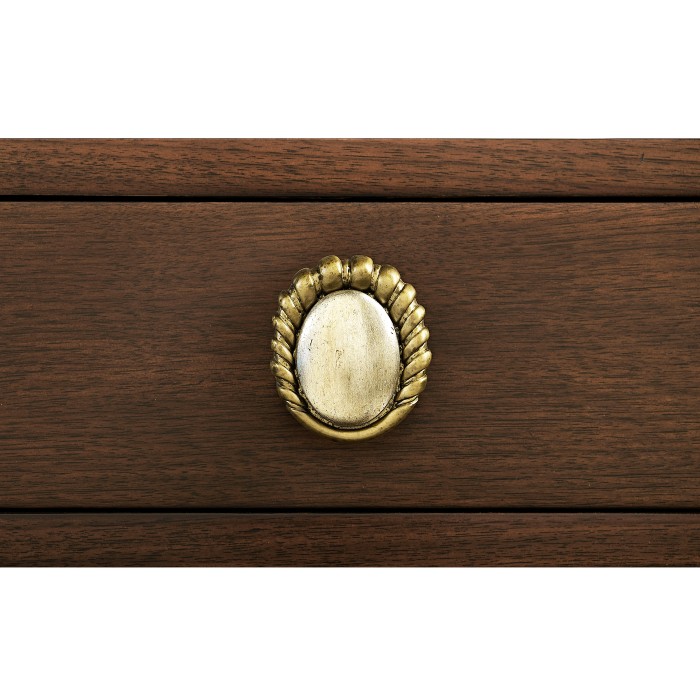 Handpainted on Light Gold Foil Drinks Cabinet