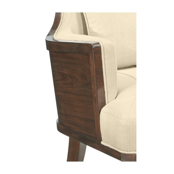 Dark Santos Winged Back Occasional Chair