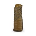 Antique Light Brown Brass Tree Vase