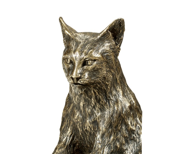 Antique Dark Bronze Cat