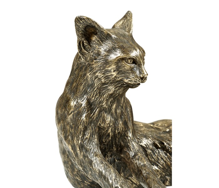 Antique Dark Bronze Cat