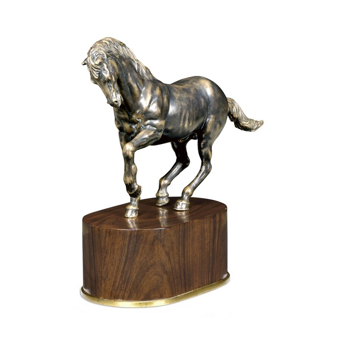 Antique Dark Bronze Horse