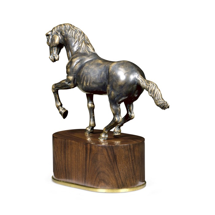 Antique Dark Bronze Horse