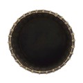 Woven Light Antique Brass Pencil Cup