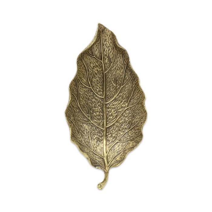 Pair of Antique Brass Leaves