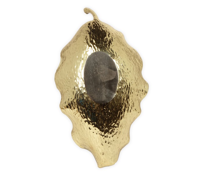 Pair of Antique Brass Leaves