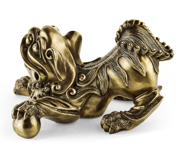 Antique Brass Foo Dog