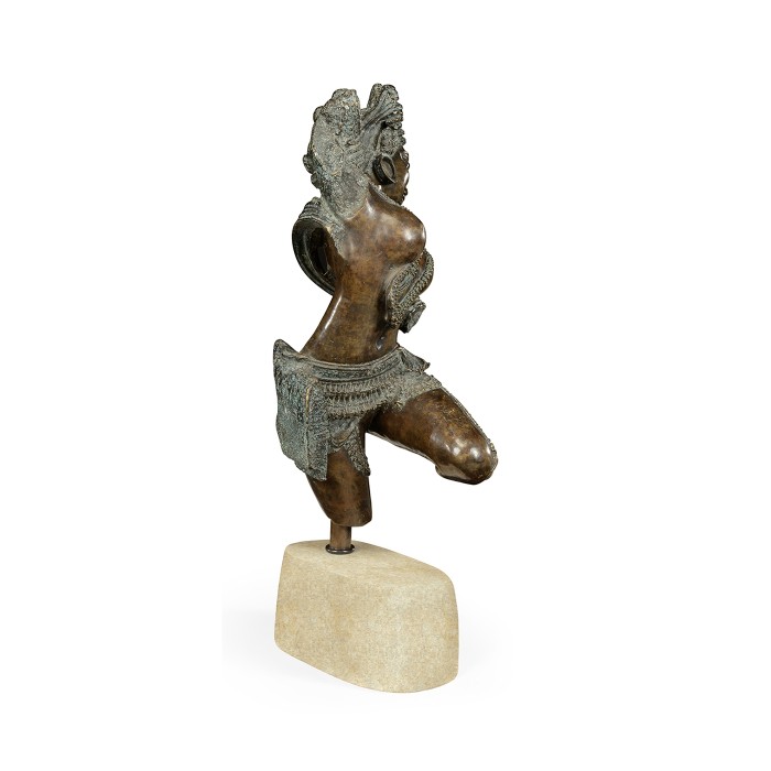 Antique Bronze Dancing Celestial Deity