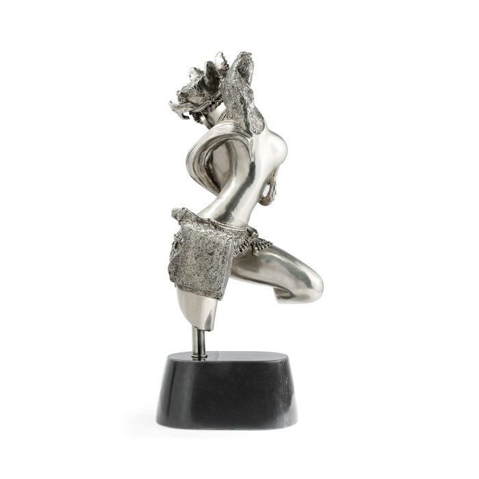 Antique Stainless Steel Dancing Celestial Deity
